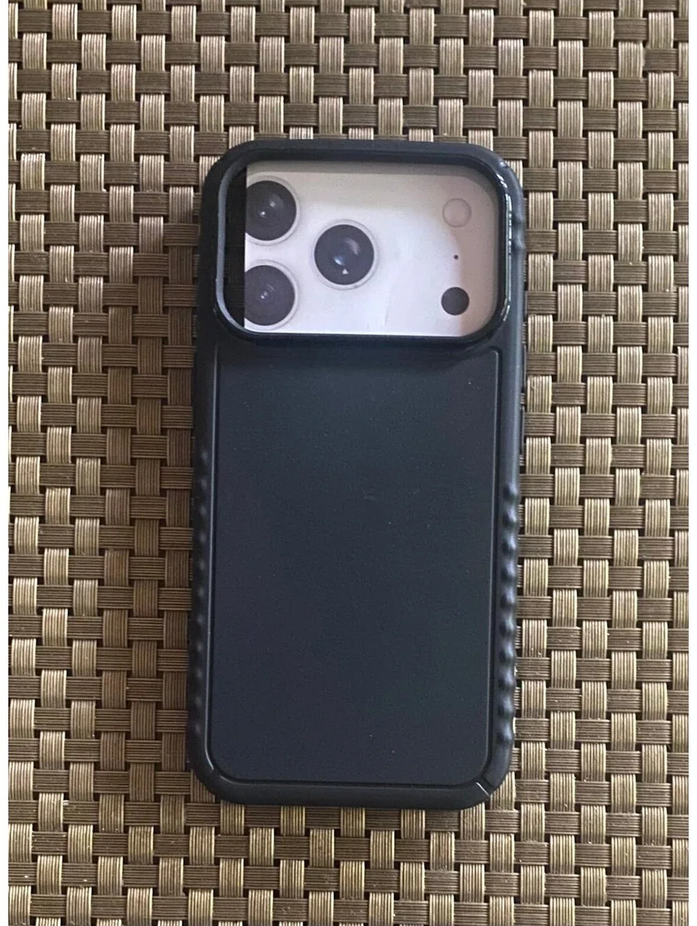 Onn Protective Gel Case for iPhone 17 Pro Black